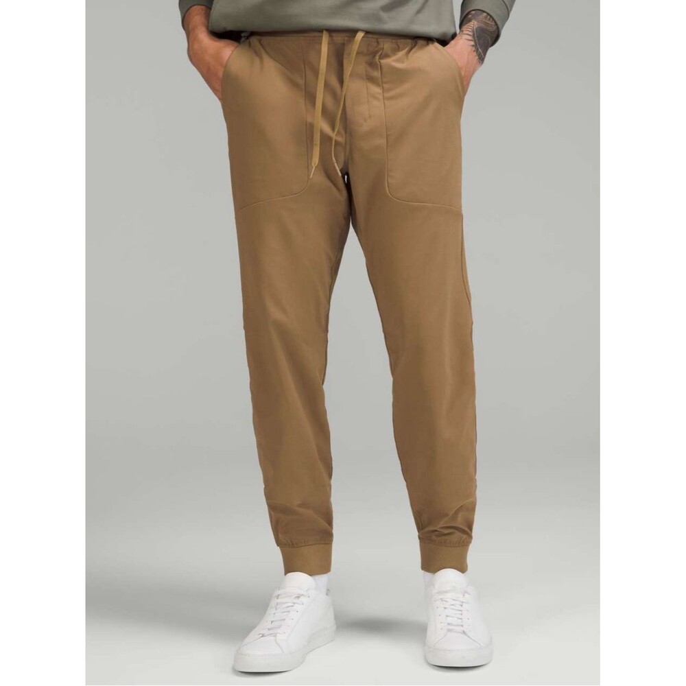 lululemon athletica ABC Jogger Men's Sz M Olive Brown Performance Casual Travel